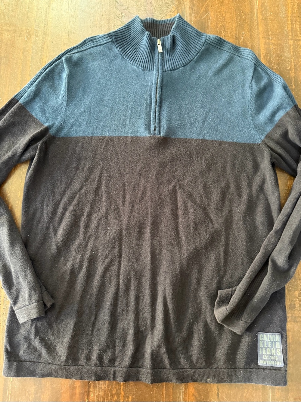 Calvin Klein 1/4 Zip Sweater - M